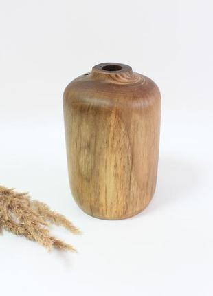 Деревянная ваза для сухоцветов ручной работы (1545) под заказ