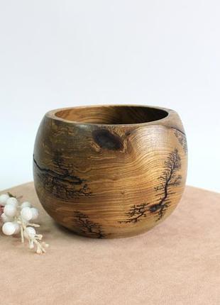 Мисочка для подачи блюд из ясеня (1559) под заказ