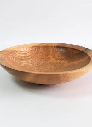 Деревянная миска для подачи блюд ручной работы (1619)7 фото