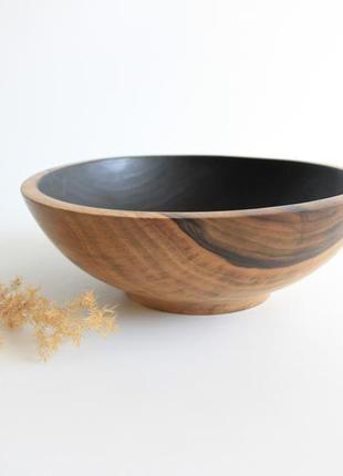 Деревянный салатник ручной работы (1627) под заказ