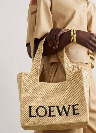 Сумка loewe плетенная