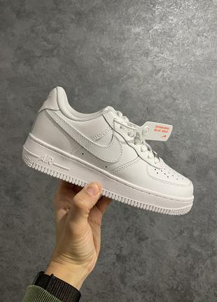 Кроссовки nike air force 1 low white 371 фото