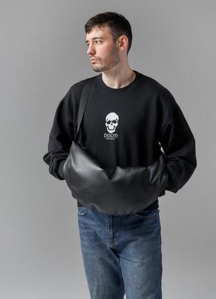 Чоловіча сумка sambag hobo bag-glove чорна