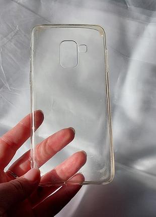 Прозорий чохол на samsung a8