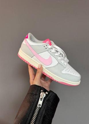 Nike sb dunk low « light grey / pink » premium