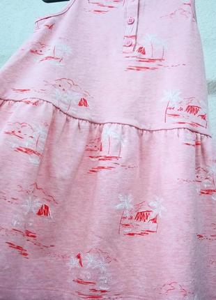 Детское платье, сарафан для девочки 2 лет рост 92 см розовое4 фото