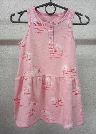 Детское платье, сарафан для девочки 2 лет рост 92 см розовое2 фото