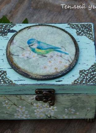 Шкатулка «птичье-синичье"