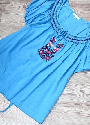 Сорочка з вишивкою, вишиванка, бавовна, rocha john rocha р. 2xl