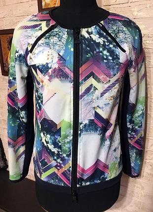 Разноцветный бомбер