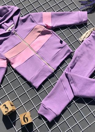 Споривний костюм мішка з вушками на капюшоні, кофта на замку