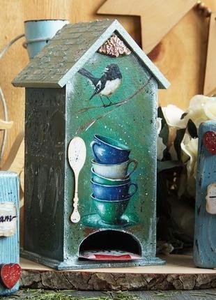 Чайный домик и подсвечники