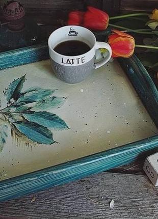 Поднос листик