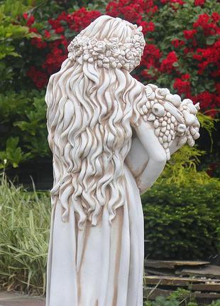 Садова фігура богиня достатку 100х41х29 см гранд презент ссп00005 крем4 фото