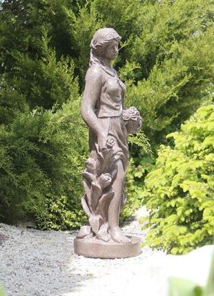 Садова фігура богиня весни червоний граніт 84х25х27 см гранд презент сспг12037-1 червоний4 фото