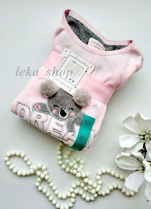 Флисовая пижама на девочку koala primark4 фото
