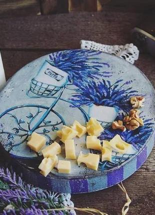 Доска для кухни сырная прованс