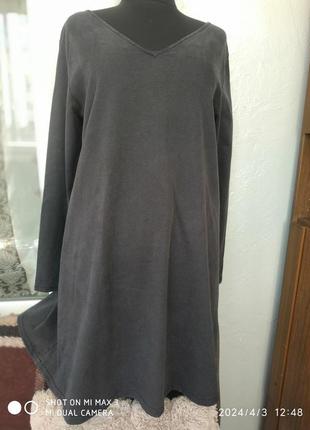 Интересное платье в рубчик,плотное но мягкое.морокко.