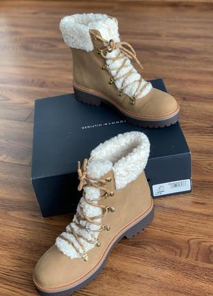 Люксовые женские демисезонные сапоги Tommy hilfiger