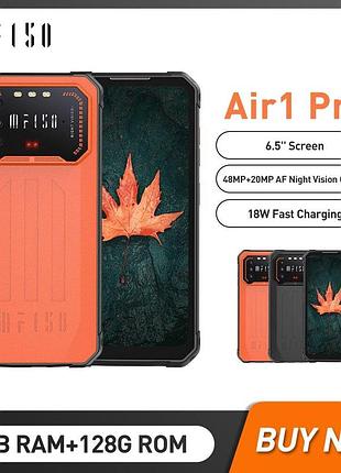 Смартфон oukitel iiif150 air1 pro 6/128gb orange night vision