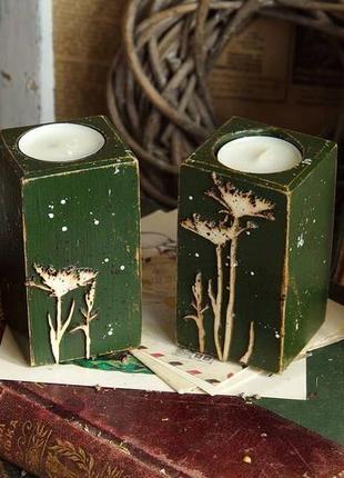 Комплект эко подсвечников