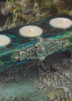 Свічник на три свічки одрі