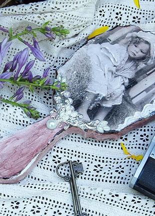 Винтажное зеркало туалетное3 фото