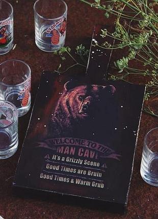 Сервировочная доска-шотница