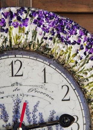 Годинник прованс з лавандою 2