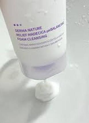 Пінка для вмивання celimax derma nature relief madecica ph balancing foam cleansing 150 мл3 фото