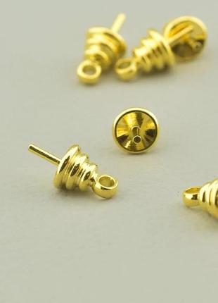 Держатель для кулона металл 10x4мм.