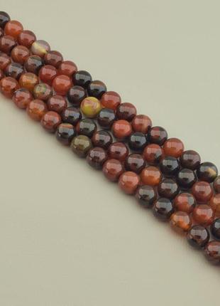 Нитка сердолик 38 см. 10,5 мм.  без замка