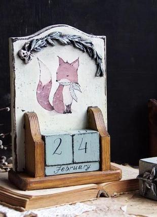 Вічний календар з лисеням