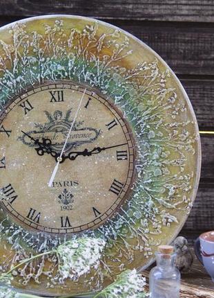 Годинник настінний у стилі прованс