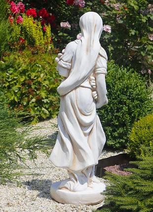 Садова фігура богиня осені 82х24х24 см гранд презент ссп12039 крем6 фото