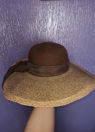 Стильная летняя шляпа с бантом7 фото