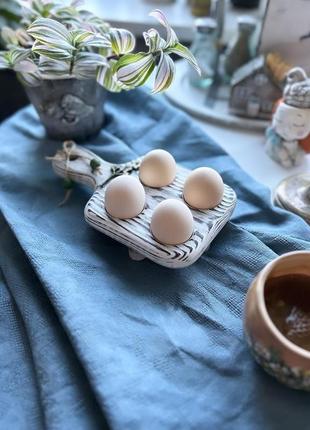 Підставка для яєць деревʼяна2 фото