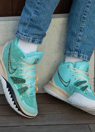 Мужские кроссовки бирюзовые nike pools kyrie 79 фото