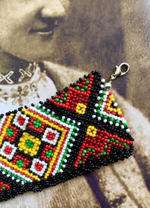 Силянка, чокер з бісеру 3