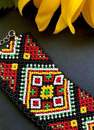 Силянка, чокер з бісеру 2