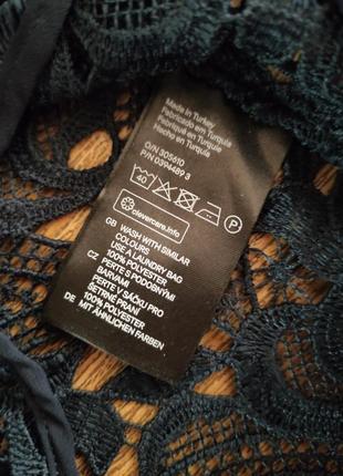 Мереживна блуза h&m8 фото