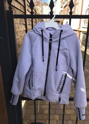 Фото 26 демисезонная курточка feng shuoda на рост 134 синтапон и хб подкладка