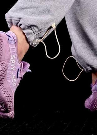 Жіночі кросівки adidas yeezy spiy-550 / лавандові4 фото