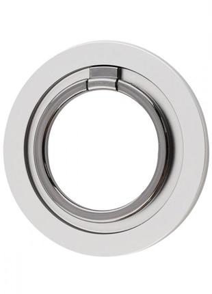 Кольцо держатель (поп-сокет) ring magnetic ring holder pro silver1 фото