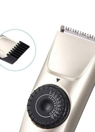 Бритва триммер для бороди vgr v-031, підстригальна машинка, електромашинка lk-751 для волосся
