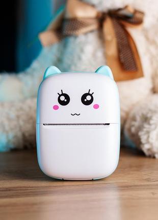 Детский мини-принтер портативный беспроводной с термопечатью