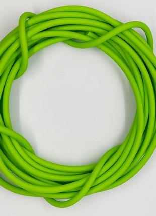 Круглый резиновый жгут натуральная латексная резина для рыбалки ф2050 зеленый6 фото
