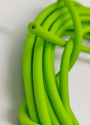 Круглый резиновый жгут натуральная латексная резина для рыбалки ф2050 зеленый7 фото