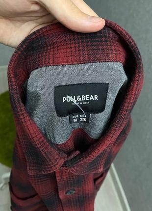 Клетчатая рубашка от бренда pull&bear5 фото