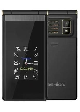 Кнопковий телефон tkexun m1 (yeemi m1) black. dual display